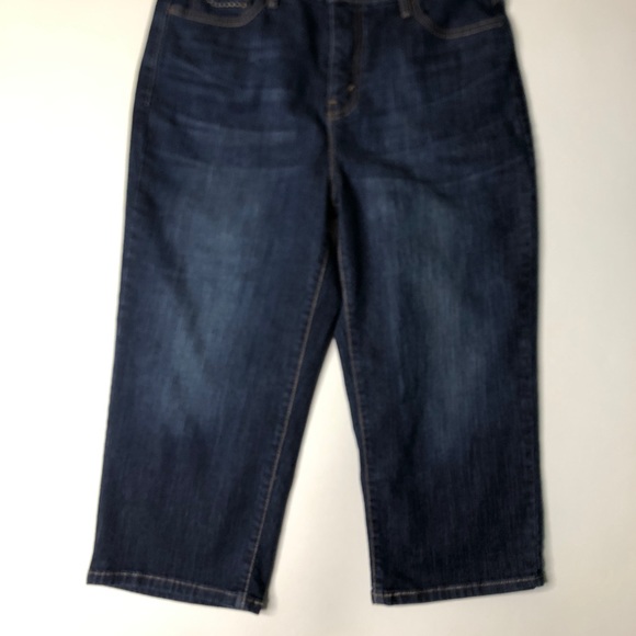 Levi’s 512 Perfectly Slimming Crop Jeans Womens Size 12 - Picture 5 of 7